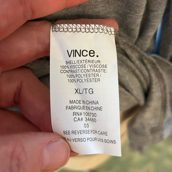 Vince Long Sleeved Tee, BNWT, size XL - Picture 8 of 9
